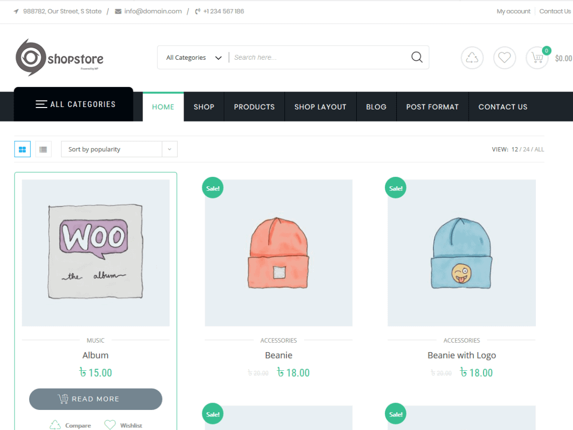 best free woocommerce themes for small store