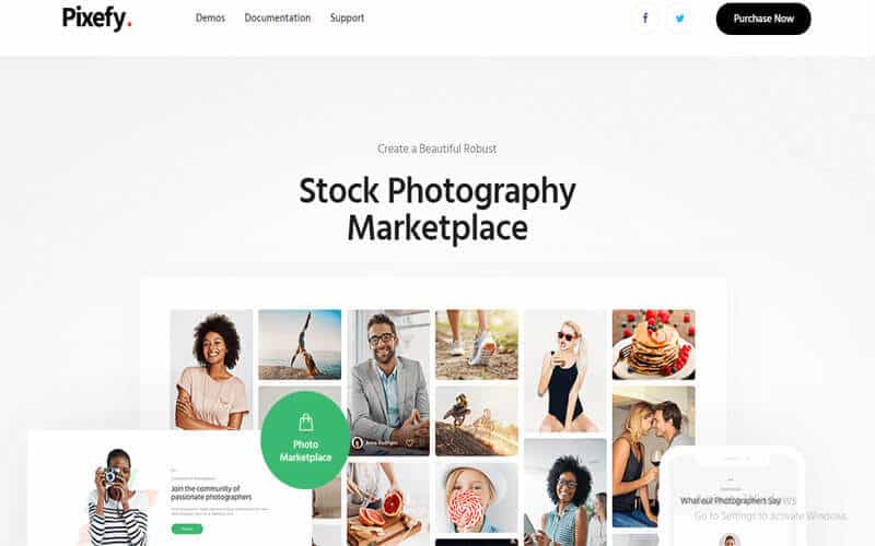 Photography Marketplace Theme