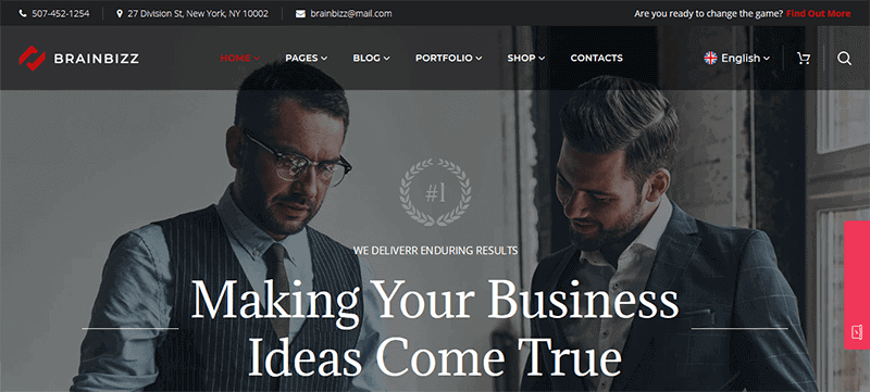 Finance & Business WordPress Theme