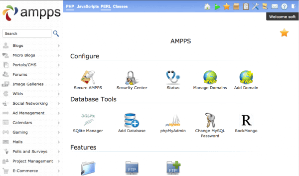ampps wordpress