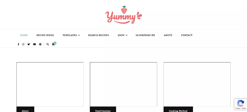 Yummy Recipe: A Free Fast-Food WordPress Design