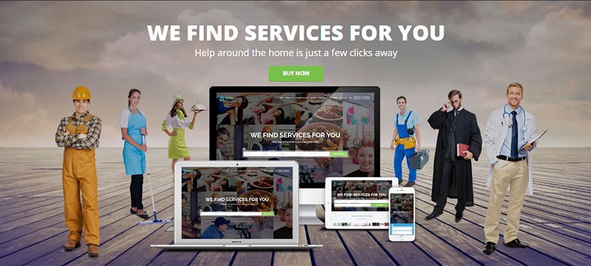 WordPress Service Finder themes