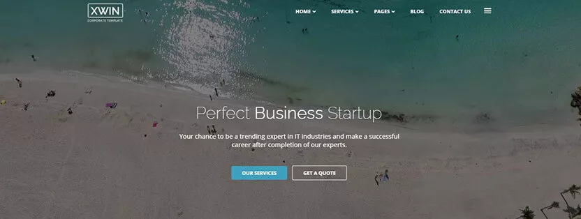 Xwin a Explanation Front-end Template
