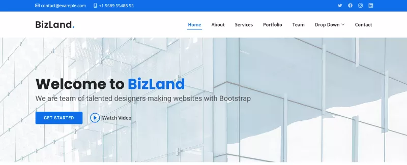 Bizland By BootstrapTaste