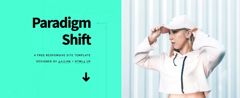 Paradigm Shift By By HTML5 UP