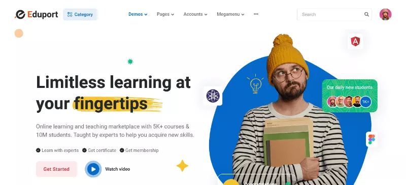 Eduport A Bootstrap 5 Dashboard Template
