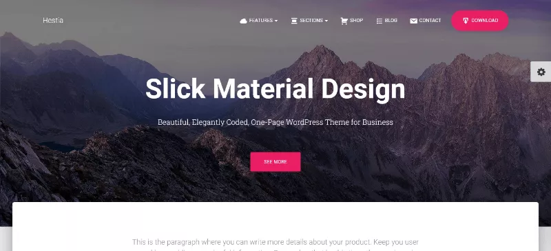 Hestia PRO By Themeisle