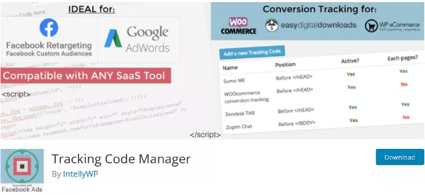 Tracking Code Manager