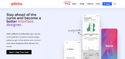 Pttrns: A Resource for UI and UX Design Inspiration