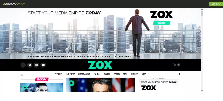 Zox News: Timeless News Aggregator Template
