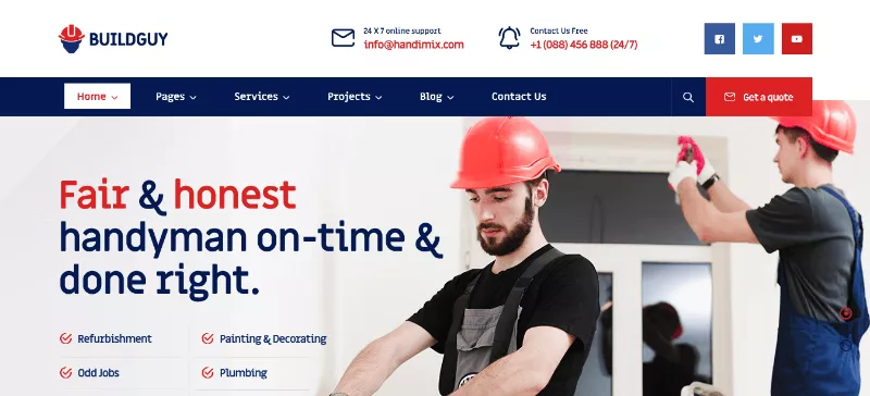 Buildguy: An Exceptional WordPress Theme for Renovation Projects