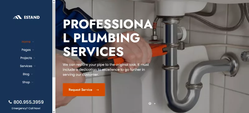  Estand: a Classic Home Remodeling WordPress Theme