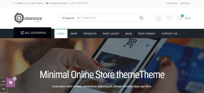 Shop Store: A Functional Multilingual WordPress Template