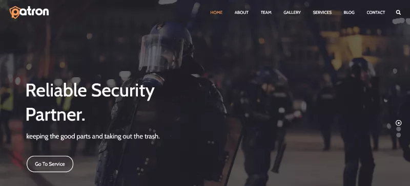 Patron: An Exceptional Guardian Services Website Template