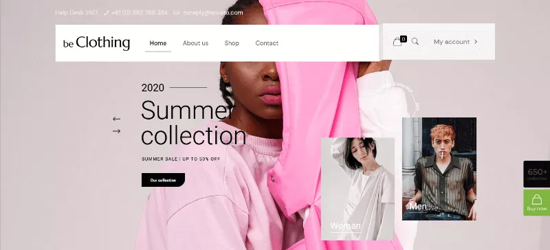 Betheme: A Robust T-shirt Store WordPress Theme