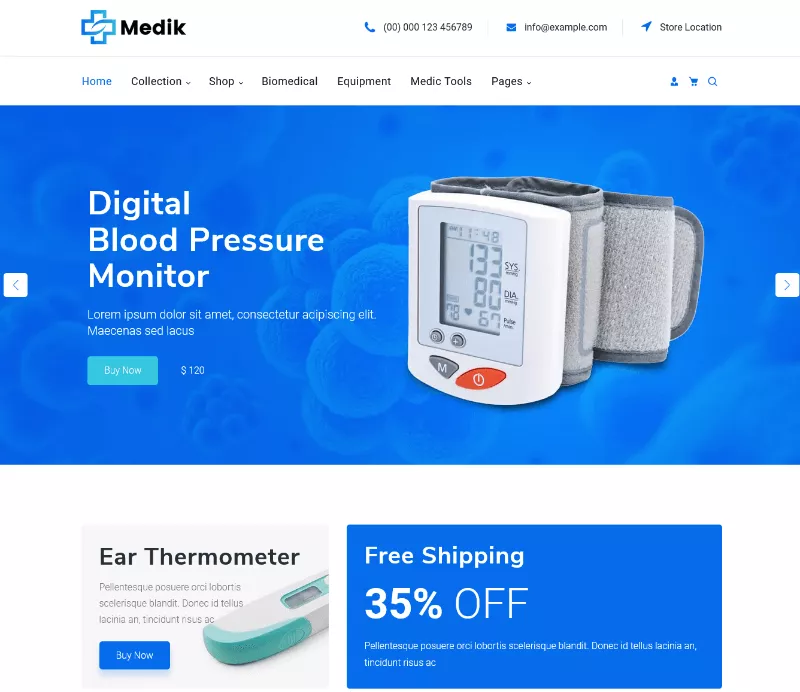 Medik: An Inspired Health Care Template