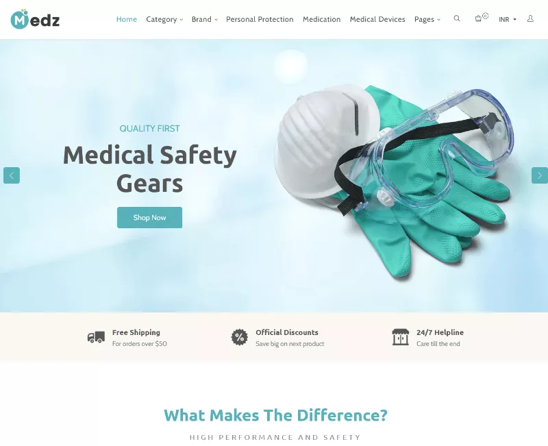 Medz: a Clean Pharmacy Shopify Theme