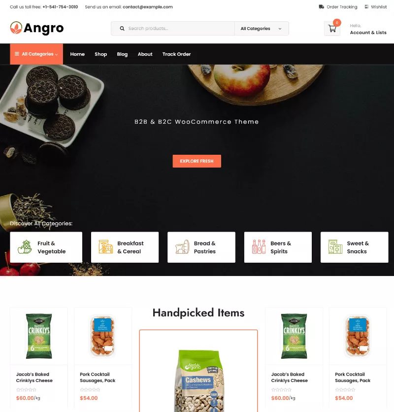 Angro: A WooCommerce B2B Theme