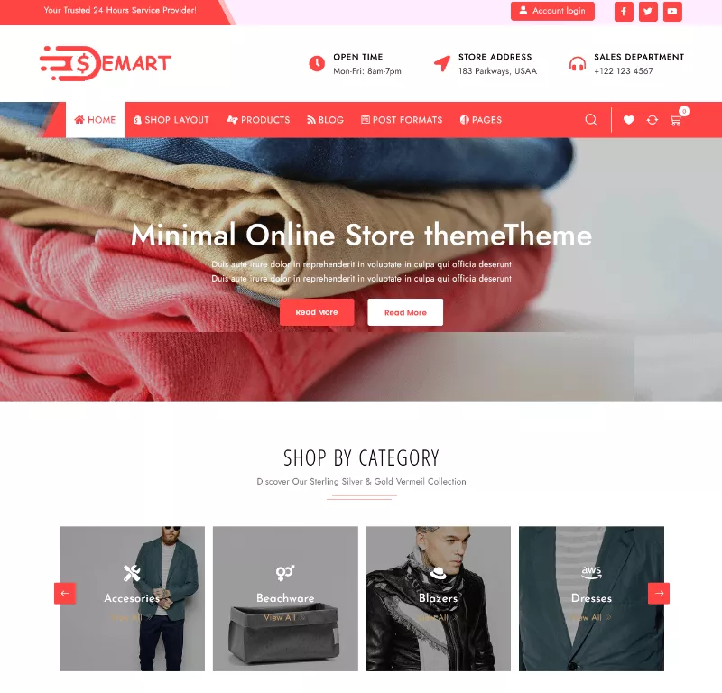 eMart A Sophisticated Store Template