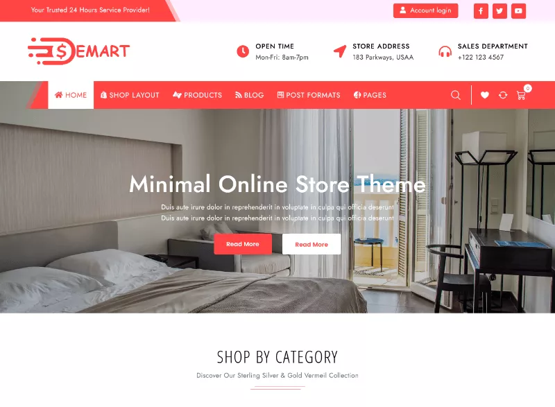 eMart: A Stylish Furniture Website Template