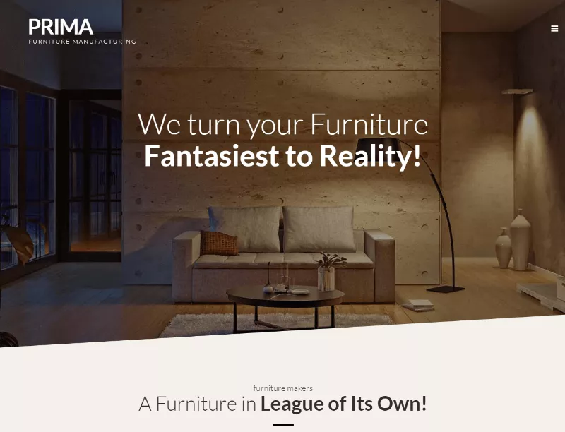 Prima a Minimal Furniture WP Theme
