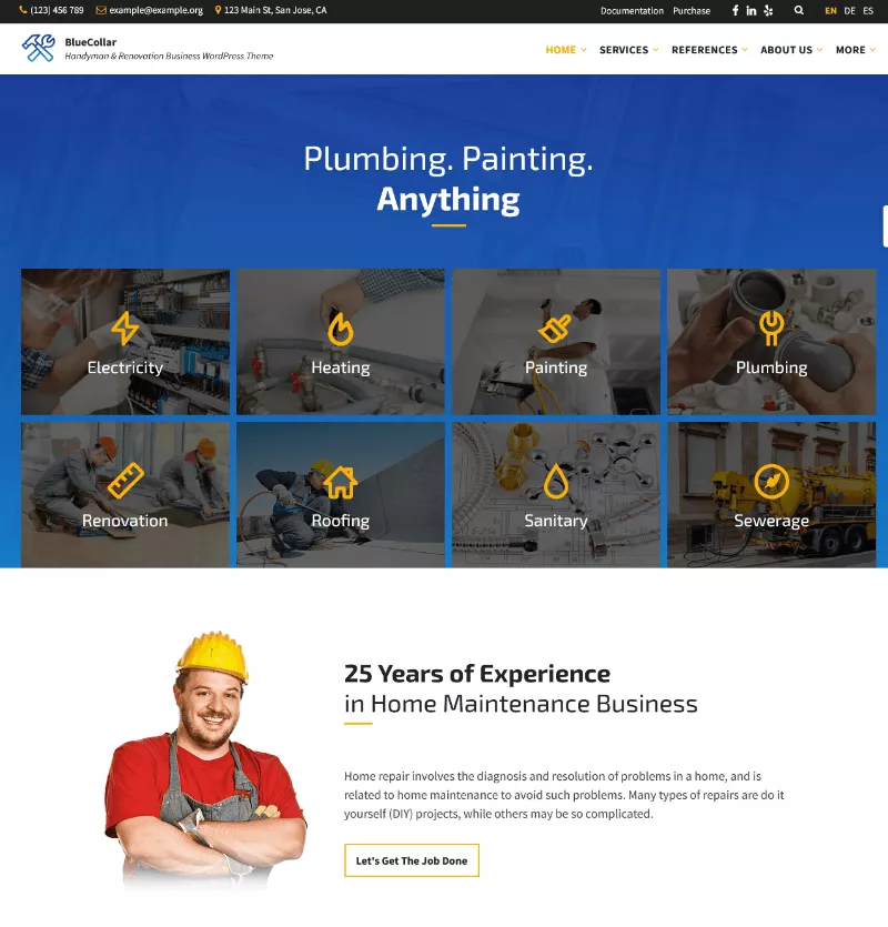 BlueCollar By LSVR themes