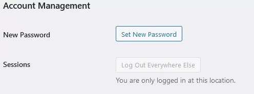 Account Management