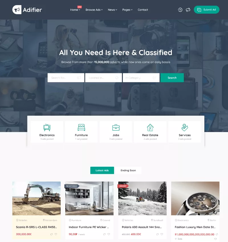 Adifier By SpoonThemes