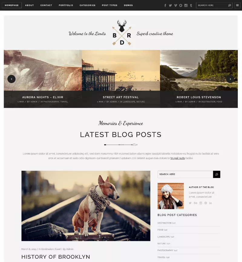 Borderland by Elated Themes