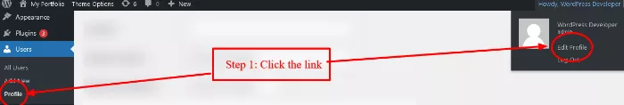 change the WordPress password