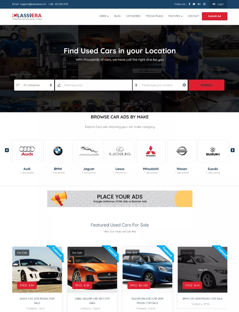 Classiera By JoinWebs