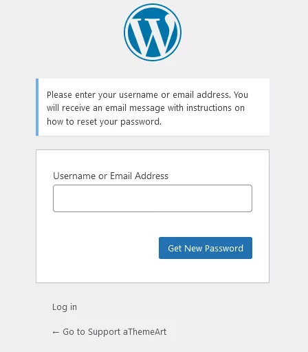 Get New Password