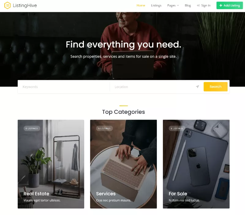 ListingHive By HivePress