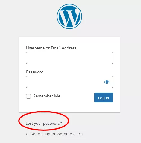 Lost your password