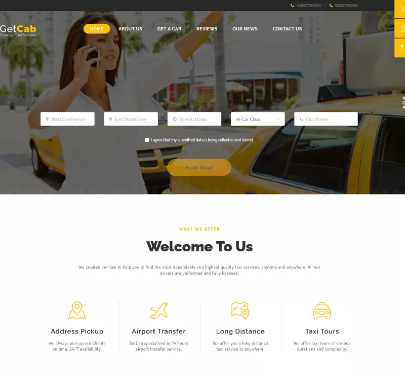 GetCab by AncoraThemes