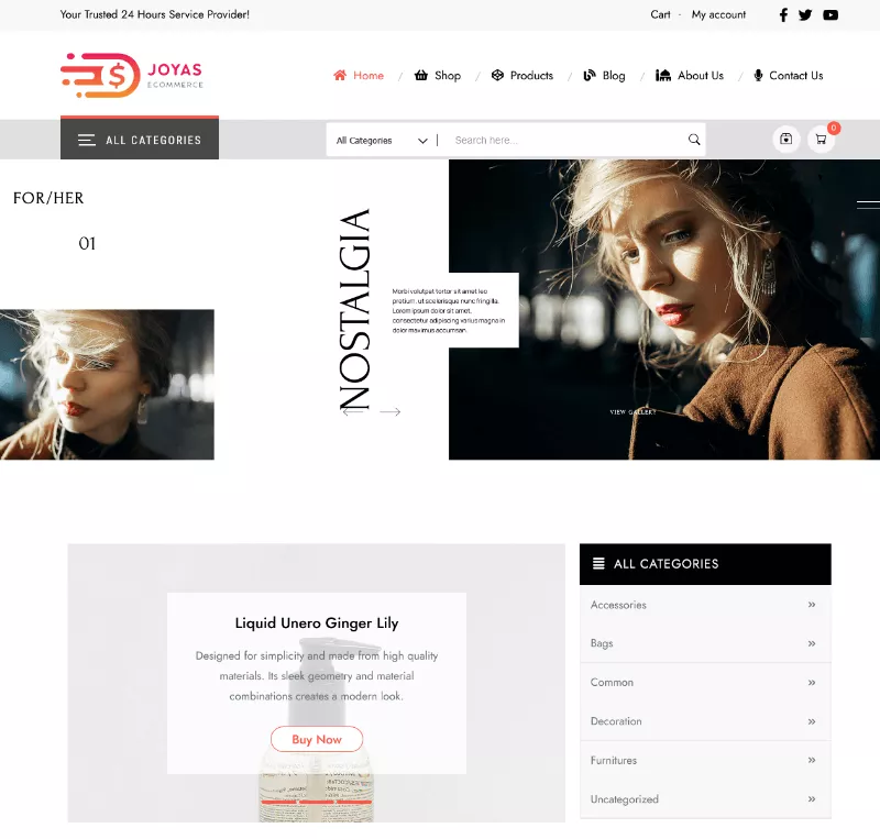 Joyas: An Elegant eCommerce Template