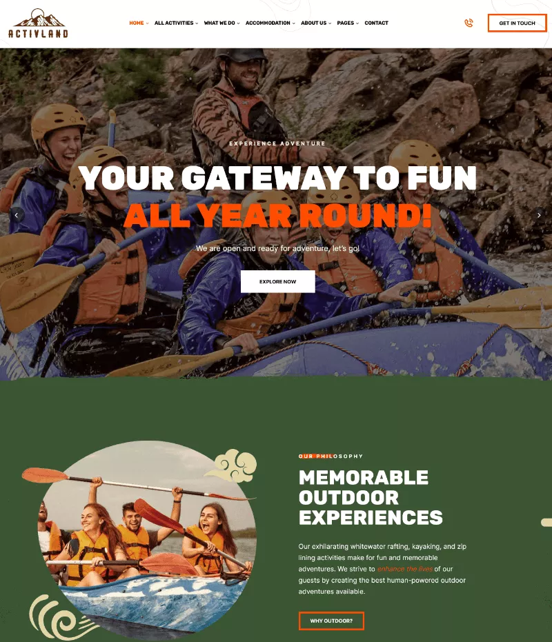 Activland Outdoor WordPress Themes