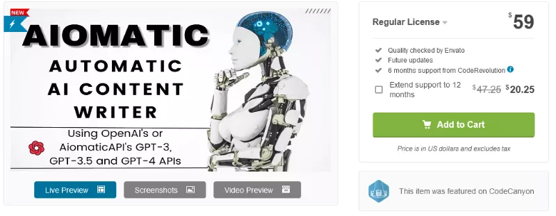 Aiomatic a ChatGPT plugin