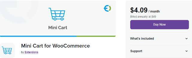 Mini Cart for WooCommerce by Extendons