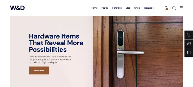 W&D Elegant Windows and Doors Website Theme