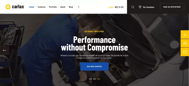 Carlax: Your Car Accessories Website Template