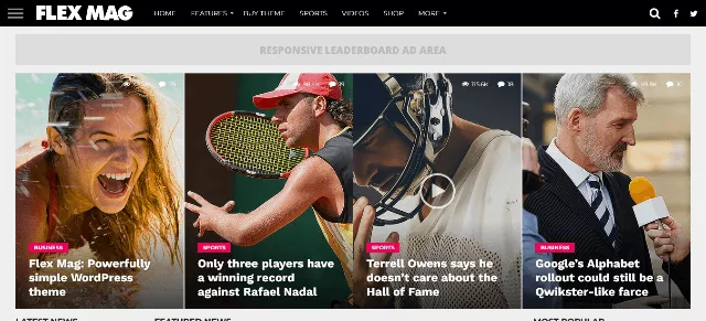 Flex Mag: The Ultimate Fight Club Newspaper WordPress Theme