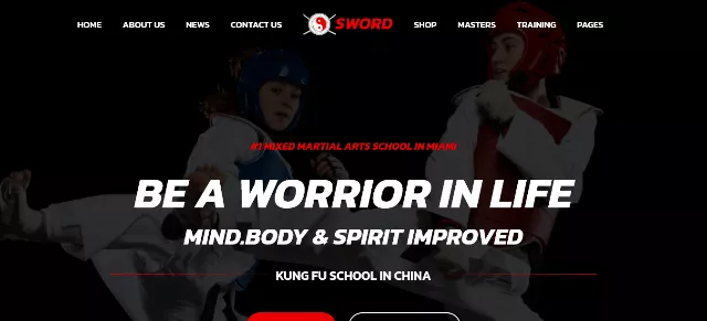 Sword Judo WordPress Theme