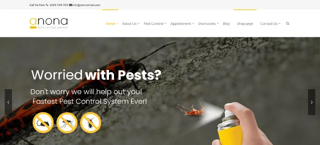 Anona: A Clean Insect Removal Website Template