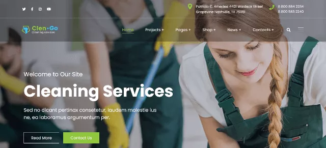 Refined and Reliable: Clengo Dry Cleaning Services WordPress Theme