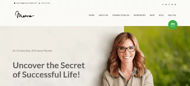 Mentor: An Outstanding Coaching Site Template