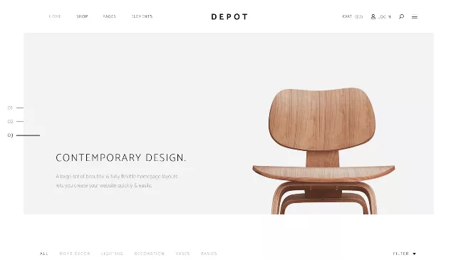 WordPress Theme Depot: Furniture Edition