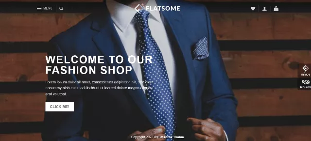 Flatsome: A Multipurpose Theme for Horizontal and Vertical