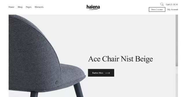 Halena: Stylish WooCommerce Theme for Furniture Stores