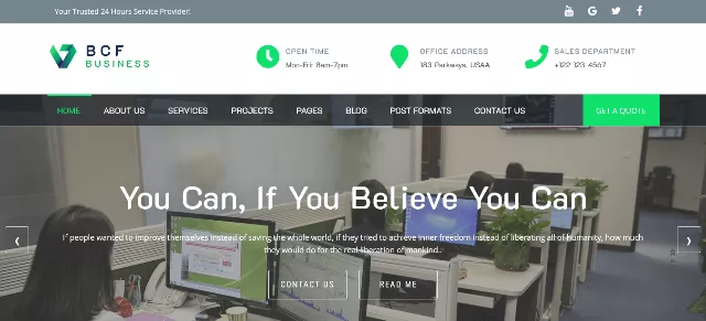 Business Consultant A Incredible Website Template